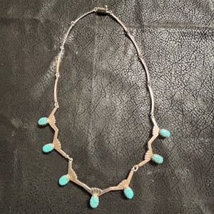 Taxco vintage Stunning native style Necklace- Signed, excellent condition